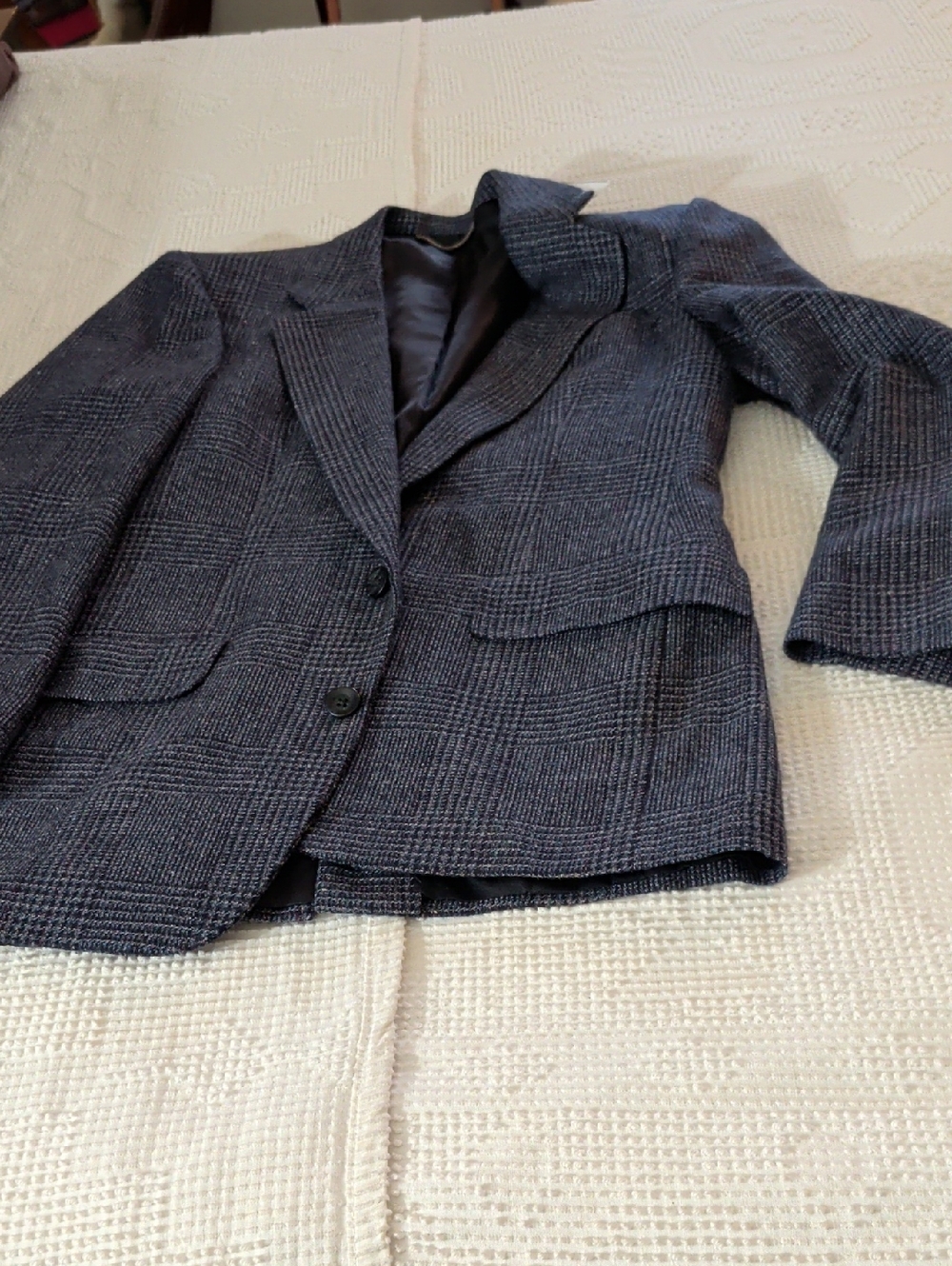Christian Dior Men's Navy and Black tweet Blazer - Classic Tailored Jacket